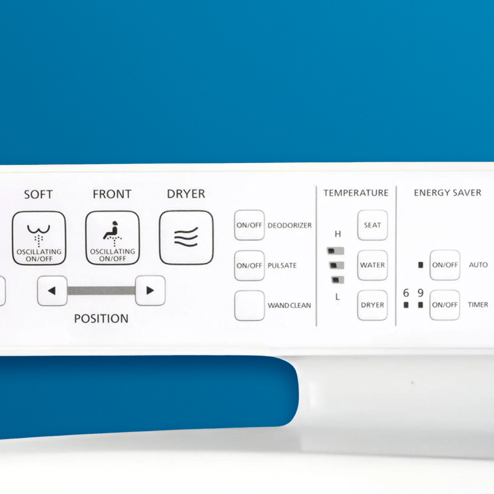 TOTO C2 WASHLET W/ SIDE CONTROL ELONGATED GLOSS WHITE