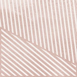 DUNE CERAMICA BERLIN TRAZOS FLAMINGO MATTE 147X147MM SQUARE TILE (PER BOX)