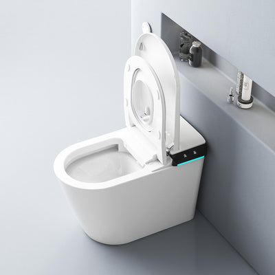 FLUVA U1 INTELLIGENT TOILET W/ AUTOFLUSH REMOTE CONTROLLED BIDET WHITE