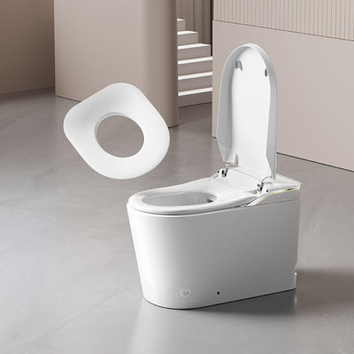 FLUVA U6 INTELLIGENT TOILET W/ AUTOFLUSH REMOTE CONTROLLED BIDET GLOSS WHITE