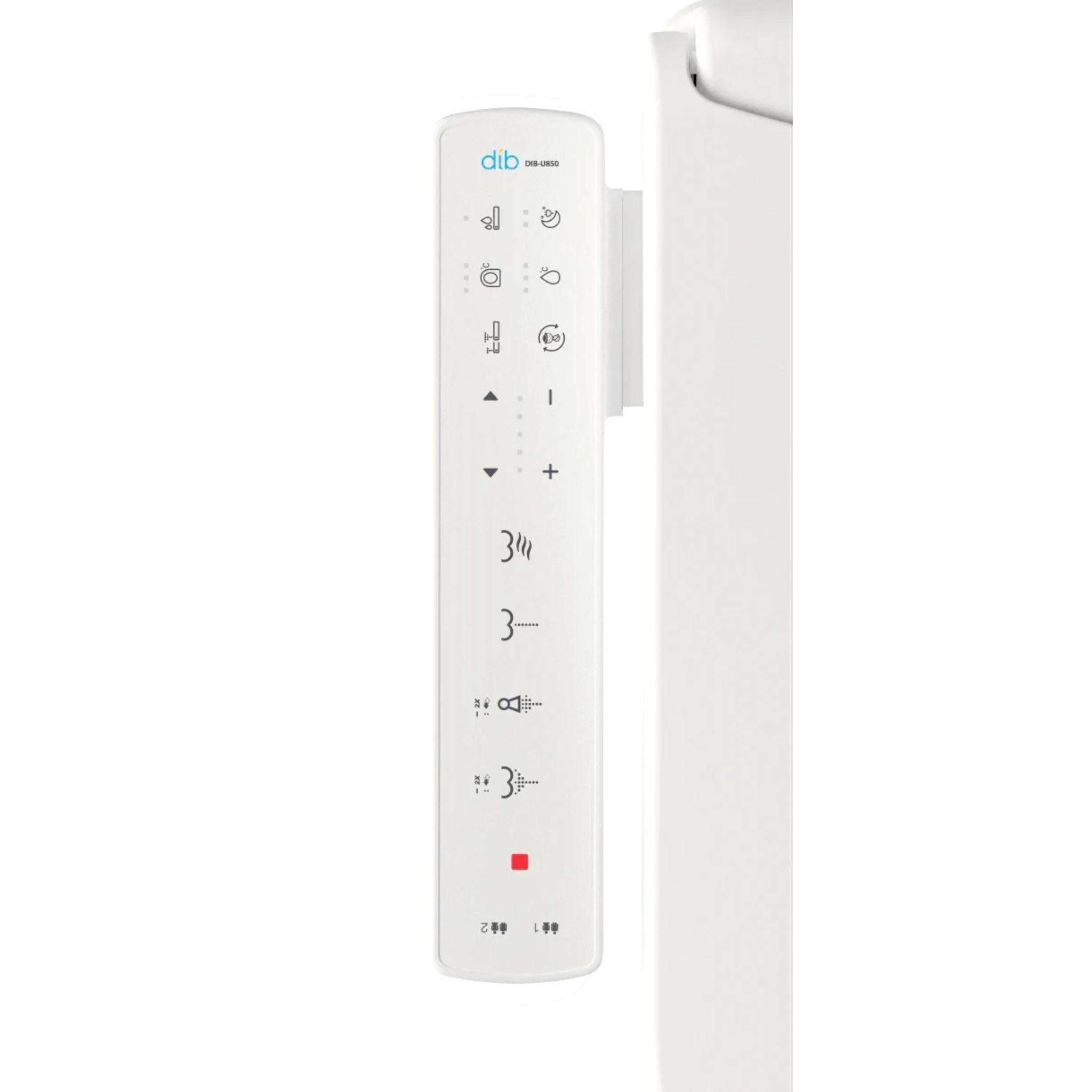 DIB U COLLECTION ULTRA SLIM BIDET WITH SIDE CONTROL GLOSS WHITE