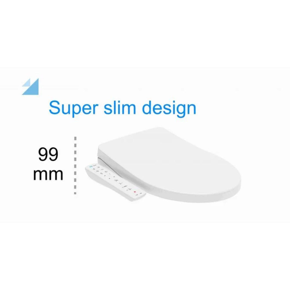 DIB U COLLECTION ULTRA SLIM BIDET WITH SIDE CONTROL GLOSS WHITE