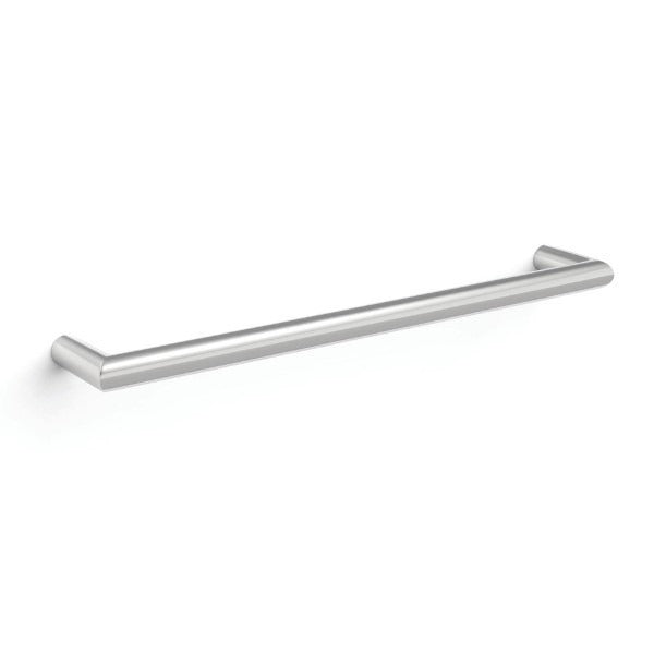 THERMOGROUP ROUND NON-HEATED SINGLE BAR TOWEL RAIL 632MM STAINLESS STEEL