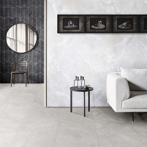 ORIO EDEN MATTE WHITE 600MM SINGLE BOWL WALL HUNG VANITY