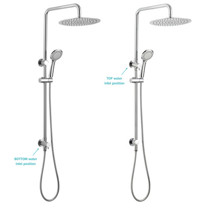 FIENZA STELLA MULTIFUNCTION TWIN SHOWER CHROME