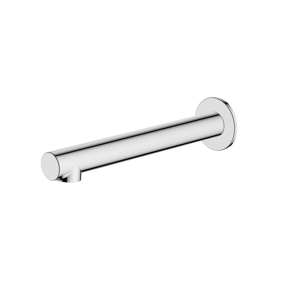 OLIVERI VENICE STRAIGHT WALL SPOUT 224MM CHROME