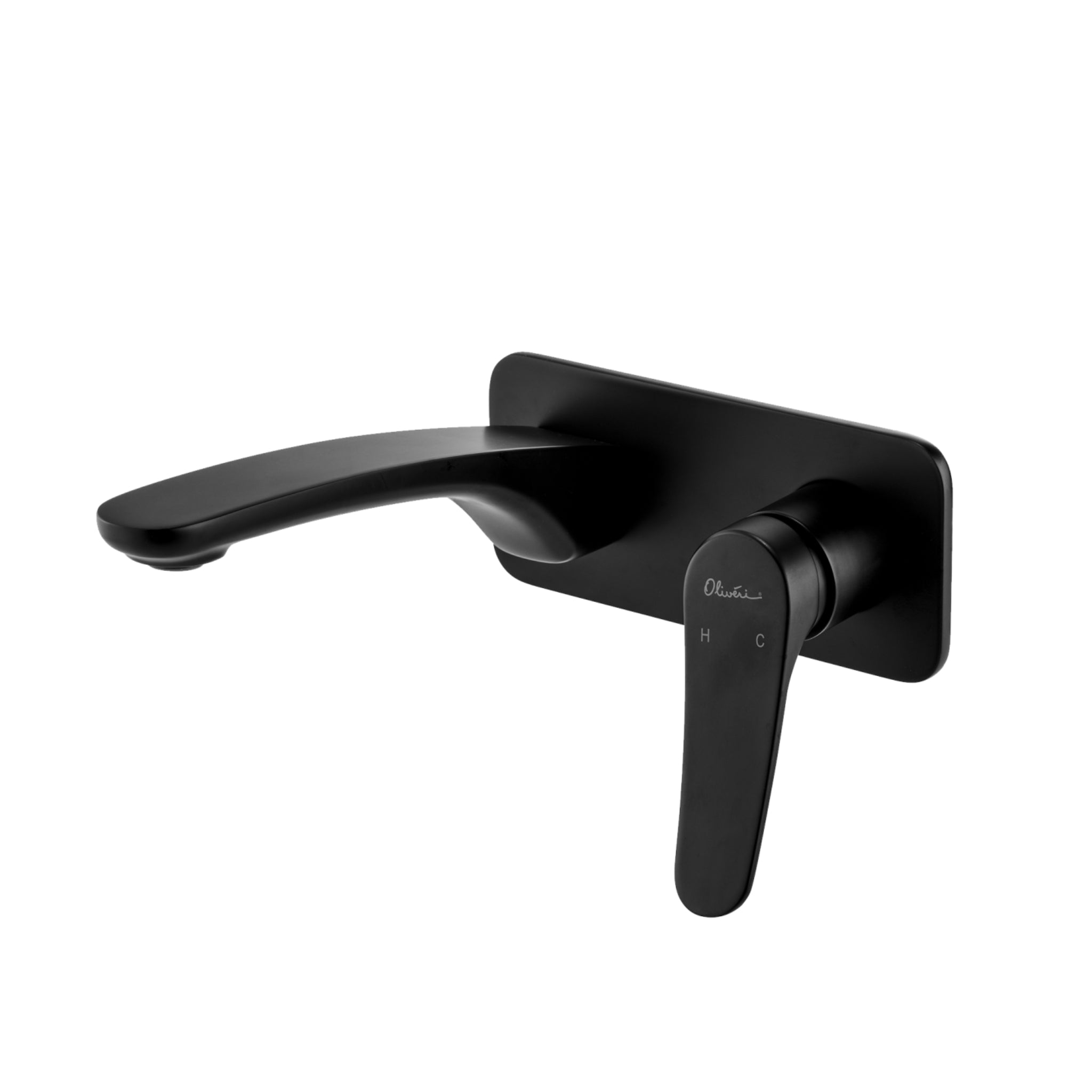OLIVERI VERONA LEAD FREE WALL MIXER SET 180MM MATTE BLACK