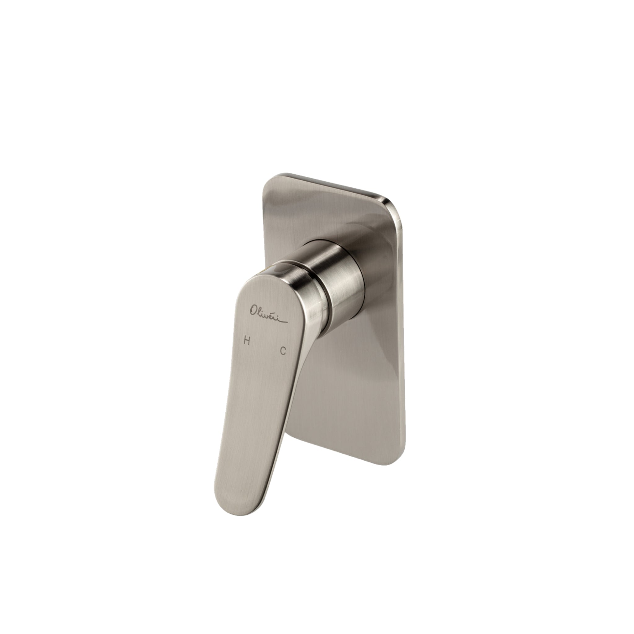 OLIVERI VERONA LEAD FREE WALL MIXER 145MM BRUSHED NICKEL