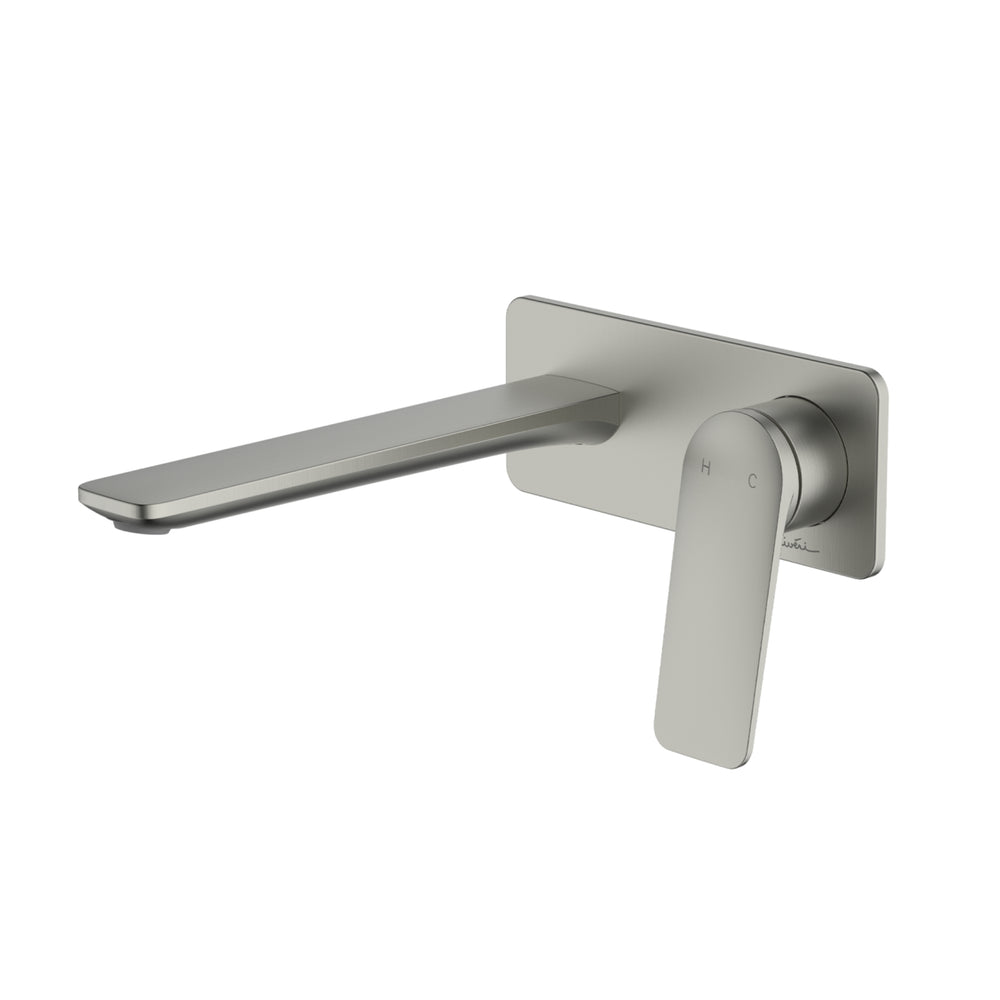 OLIVERI PARIS WALL MIXER SET 175MM BRUSHED NICKEL