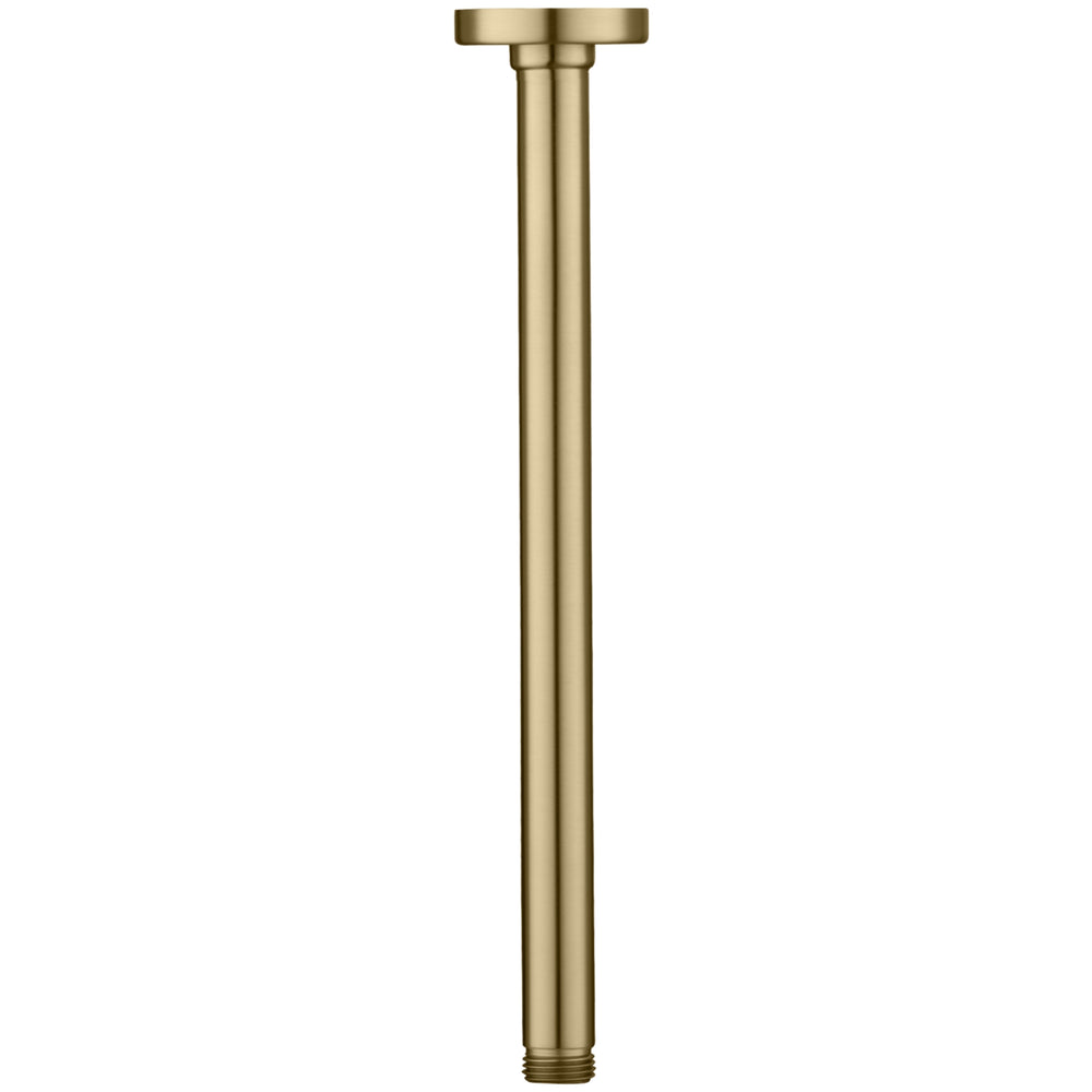 OLIVERI ROME CEILING MOUNTED SHOWER ARM 300MM CLASSIC GOLD