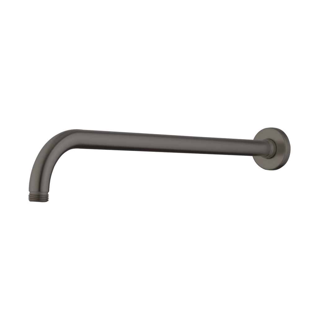 OLIVERI ROME WALL MOUNTED SHOWER ARM 400MM GUN METAL