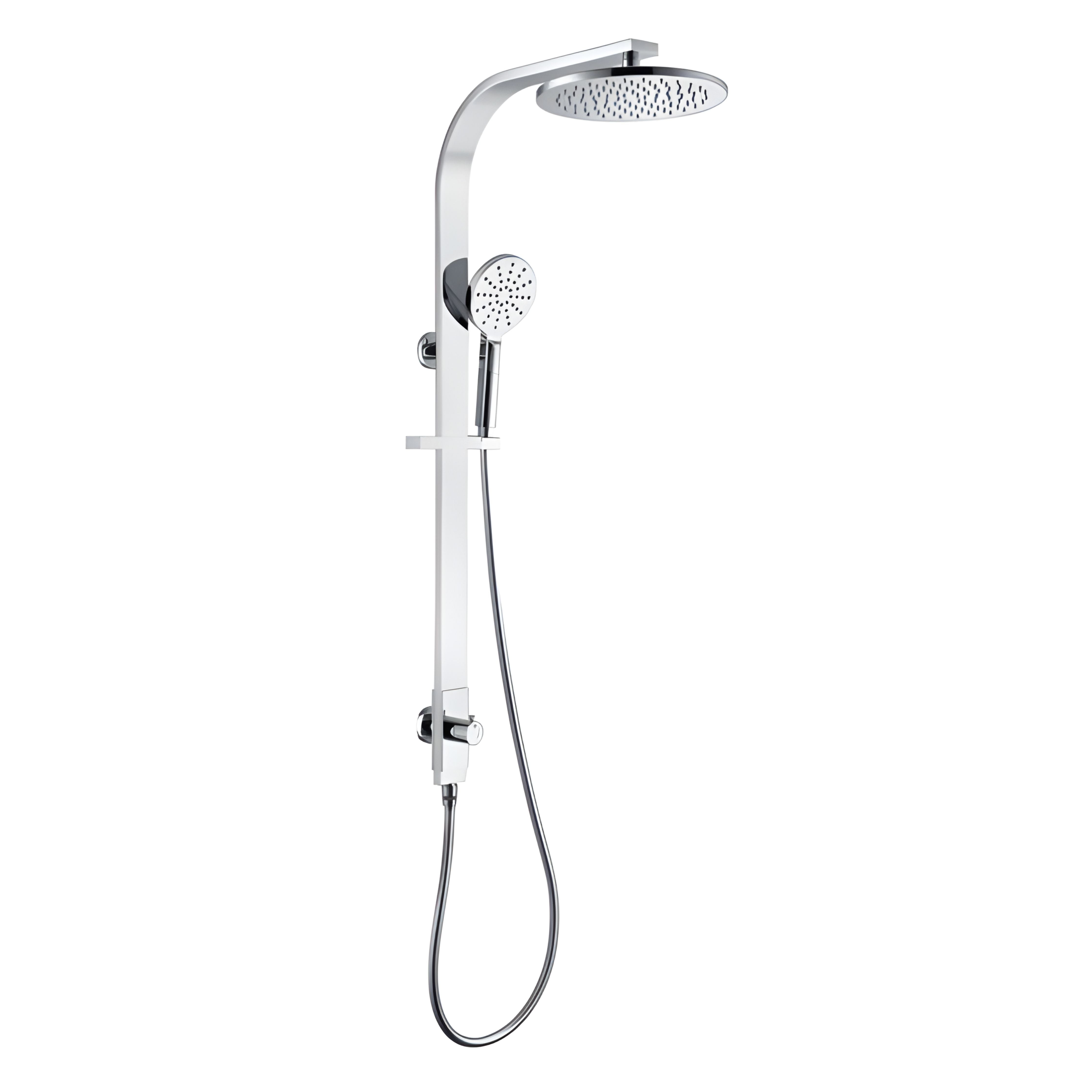 IKON KARA CHROME COMBO SHOWER SET CHROME