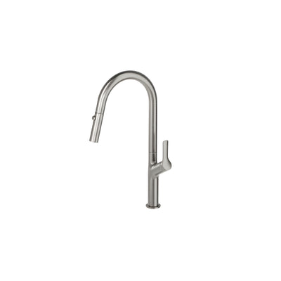 LINSOL TISH PULL-OUT SINK MIXER 463MM BRUSHED STAINLESS