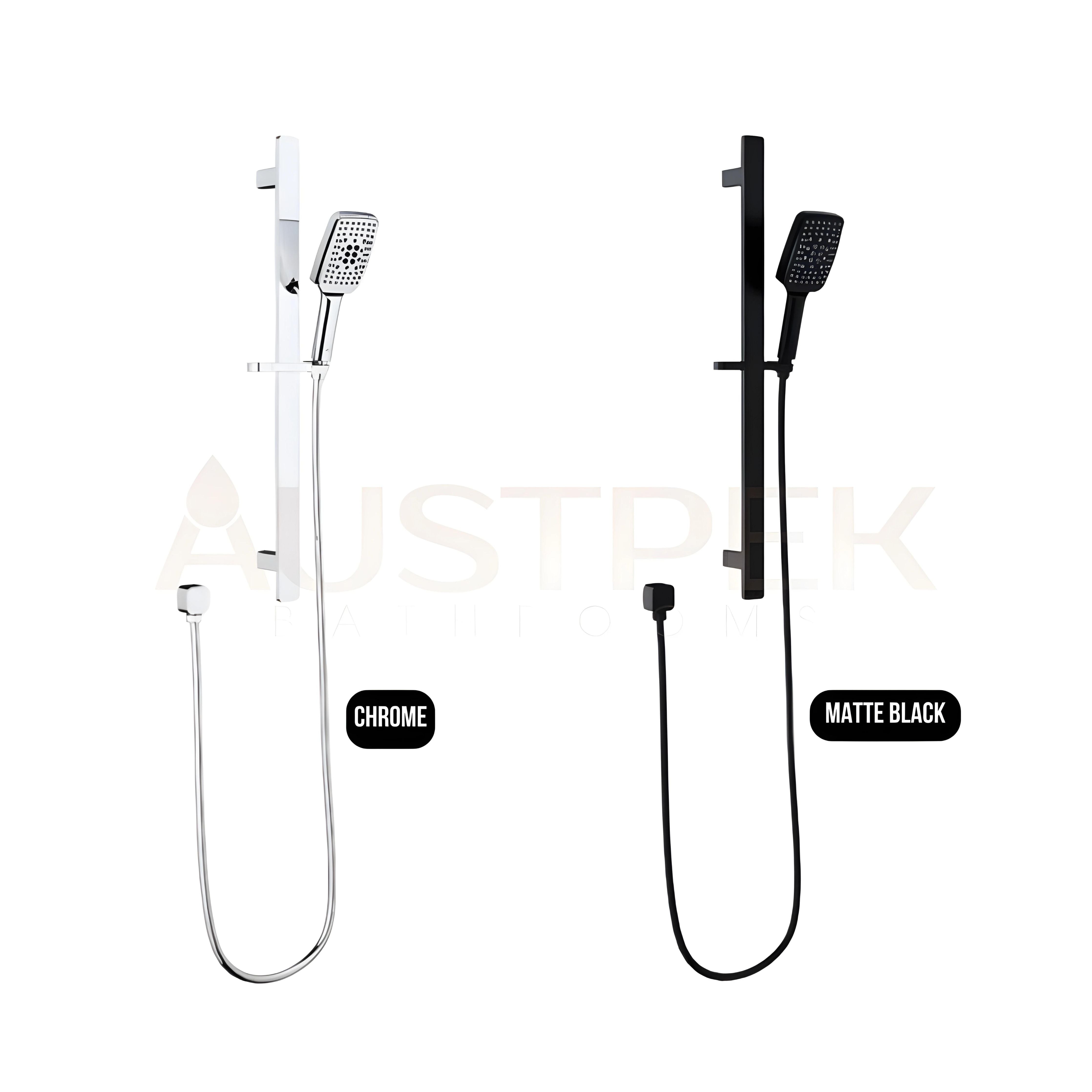 IKON SETO RAIL SHOWER SET MATTE BLACK