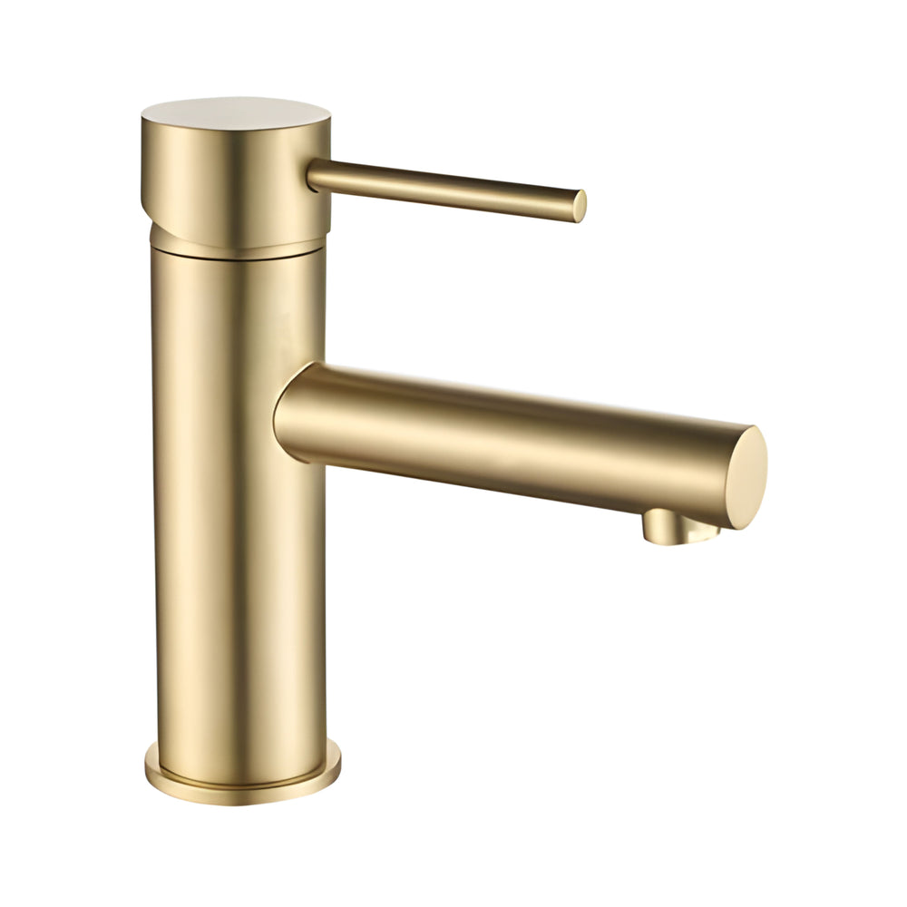 HELLYCAR IDEAL BASIN MIXER 165MM BRUSHED GOLD