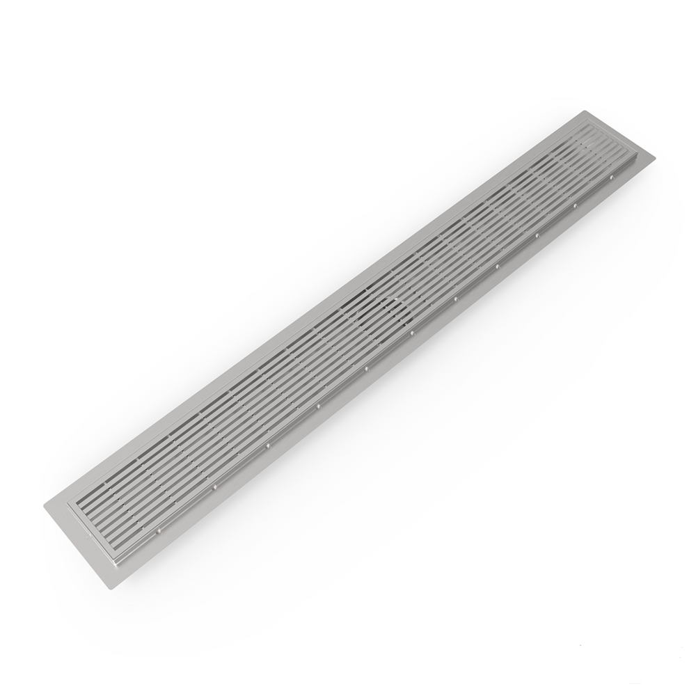 BELLA VISTA ZENON AU-PATTERN SHOWER GRATE STAINLESS STEEL (AVAILABLE IN MULTIPLE SIZES)