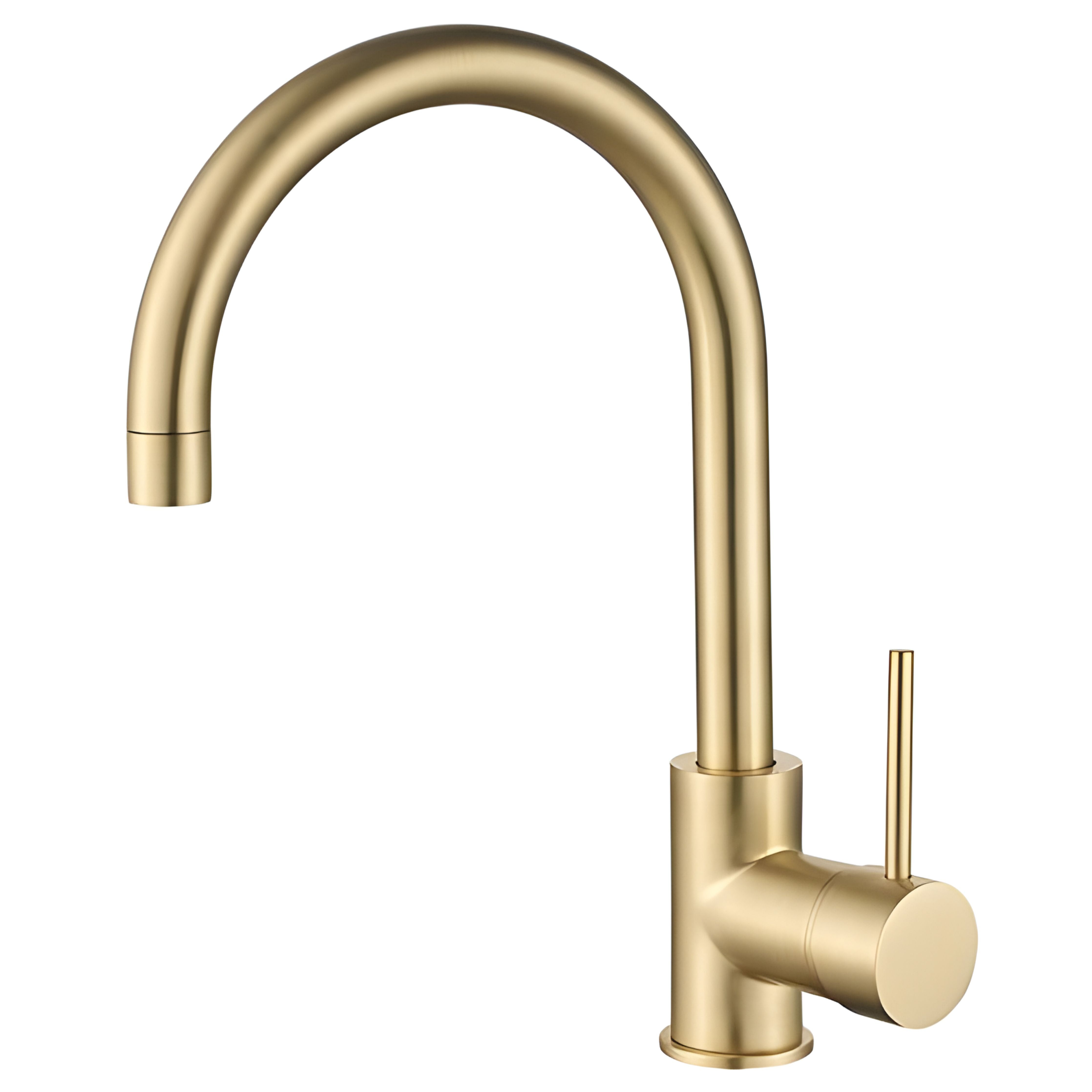 HELLYCAR IDEAL LEAD FREE SINK MIXER 326MM BRUSHED GOLD