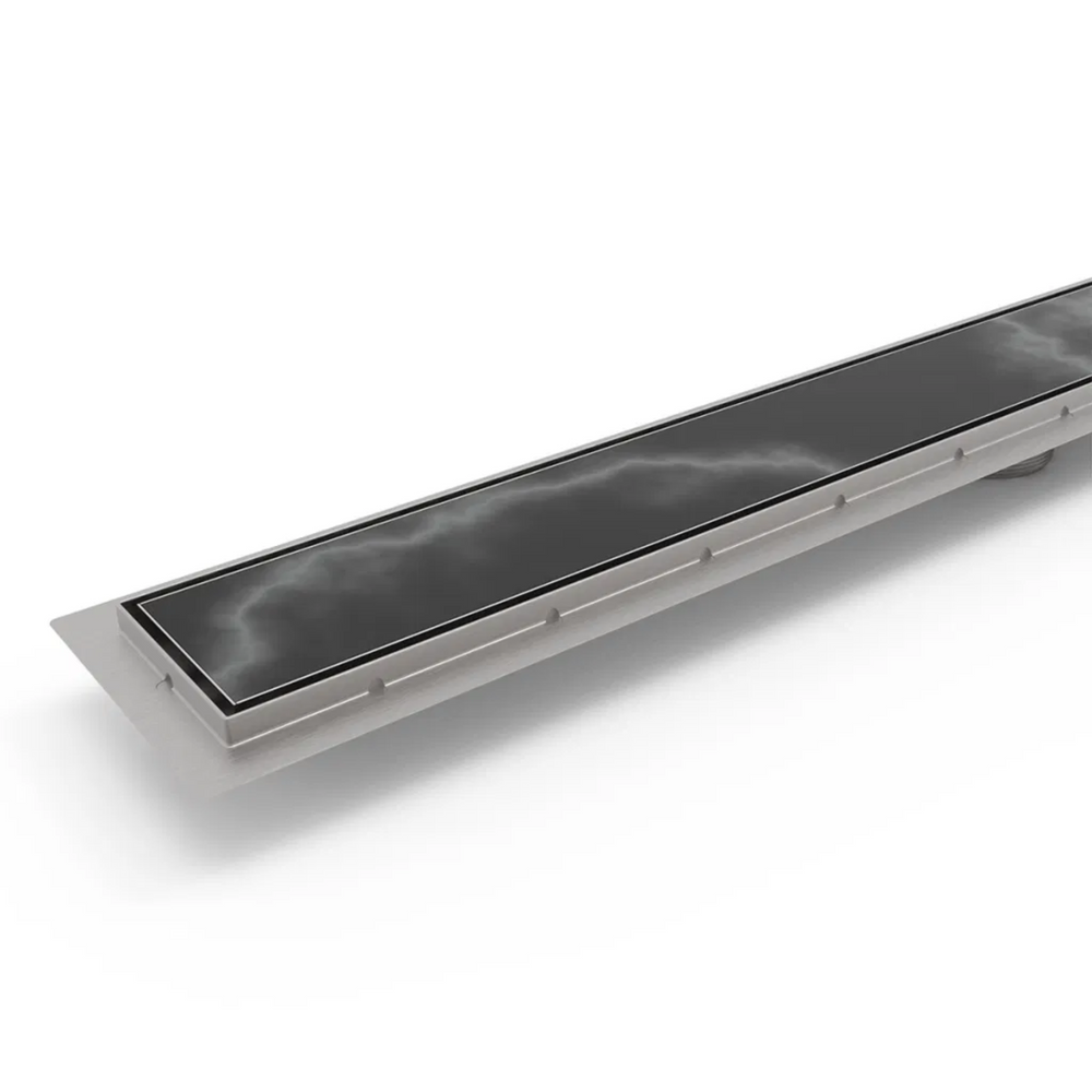 BELLA VISTA ZENON TILE INSERT SHOWER GRATE STAINLESS STEEL (AVAILABLE IN MULTIPLE SIZES)
