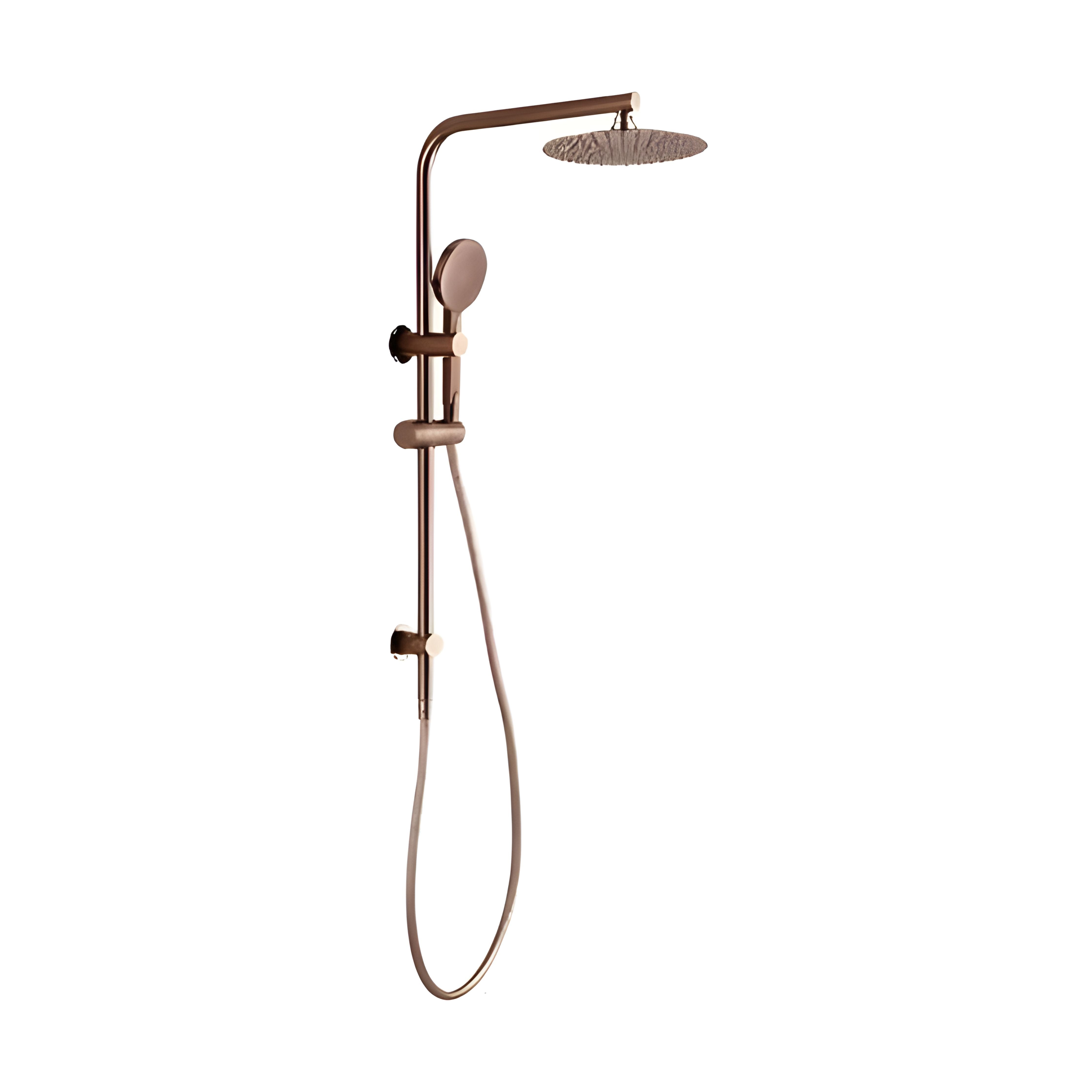 HELLYCAR CUTER SHOWER SYSTEM WITH RAIL ROSE GOLD