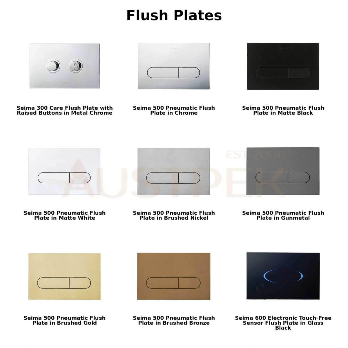 SEIMA C100 PNEUMATIC INWALL CISTERN FOR WALL FACED PAN