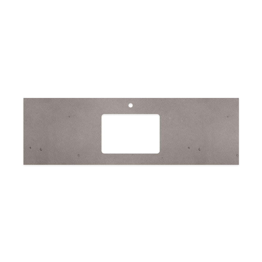FIENZA URBAN CRETE SILICA FREE RECTANGULAR DEPTH STONE BENCHTOP WITH SINGLE UNDERMOUNT BASIN HOLE & TAP HOLES (AVAILABLE IN 600MM, 750MM, 900MM, 1200MM, 1500MM AND 1800MM)