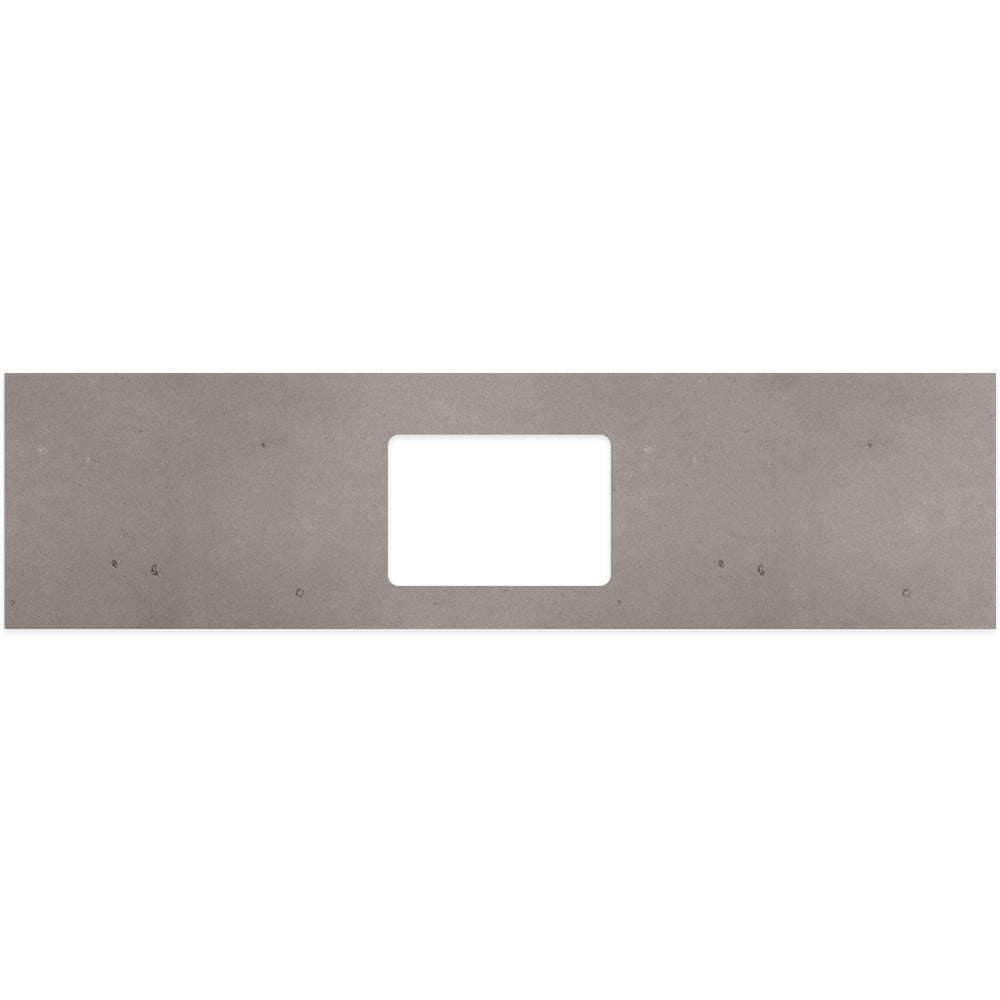 FIENZA URBAN CRETE SILICA FREE RECTANGULAR STONE BENCHTOP WITH SINGLE UNDERMOUNT BASIN HOLE (AVAILABLE IN 600MM, 750MM, 900MM, 1200MM, 1500MM AND 1800MM)