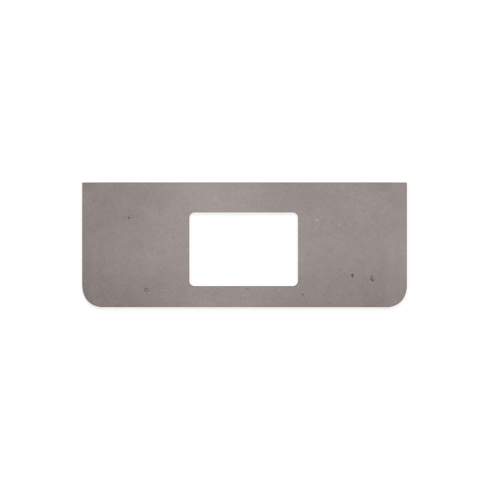 FIENZA URBAN CRETE SILICA FREE CURVED DEPTH STONE BENCHTOP WITH SINGLE UNDERMOUNT BASIN HOLE (AVAILABLE IN 900MM AND 1200MM)