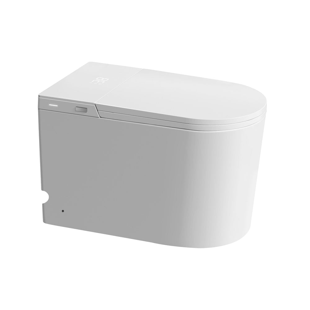 VITO BYRON SMART INTEGRATED TOILET WITH REMOTE CONTROLLED BIDET GLOSS WHITE