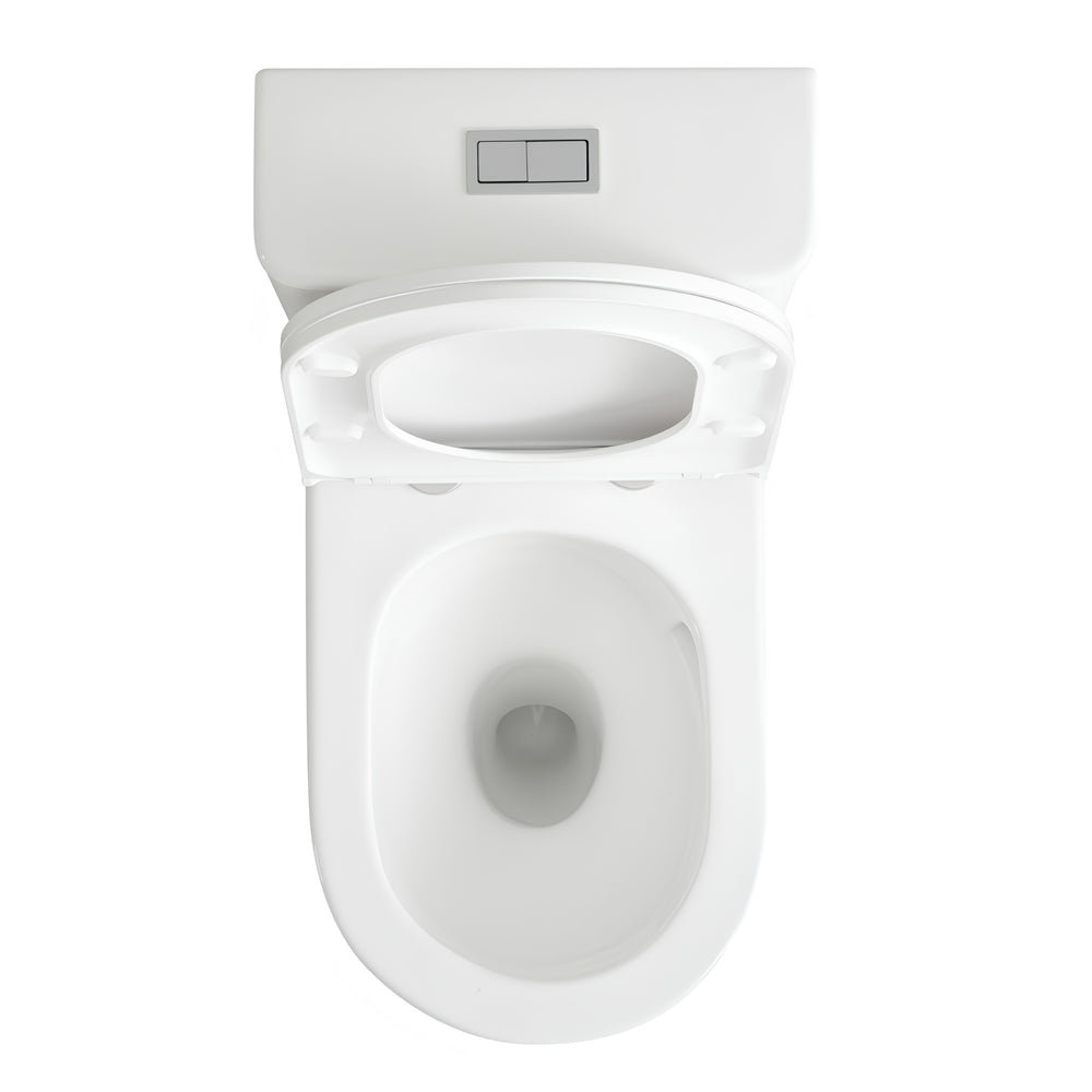 VITO MIRA RIMLESS BACK TO WALL TOILET SUITE GLOSS WHITE
