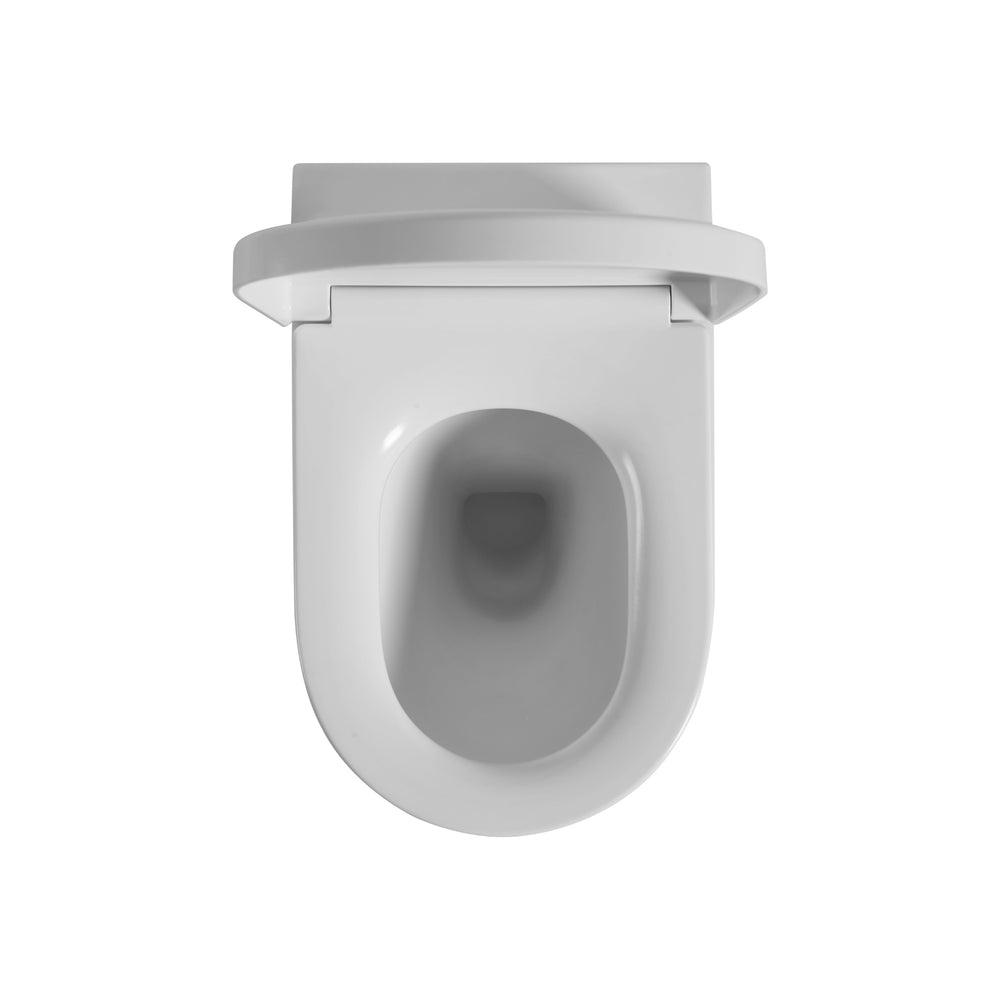 VITO JILL RIMLESS WALL FACED TOILET PAN GLOSS WHITE