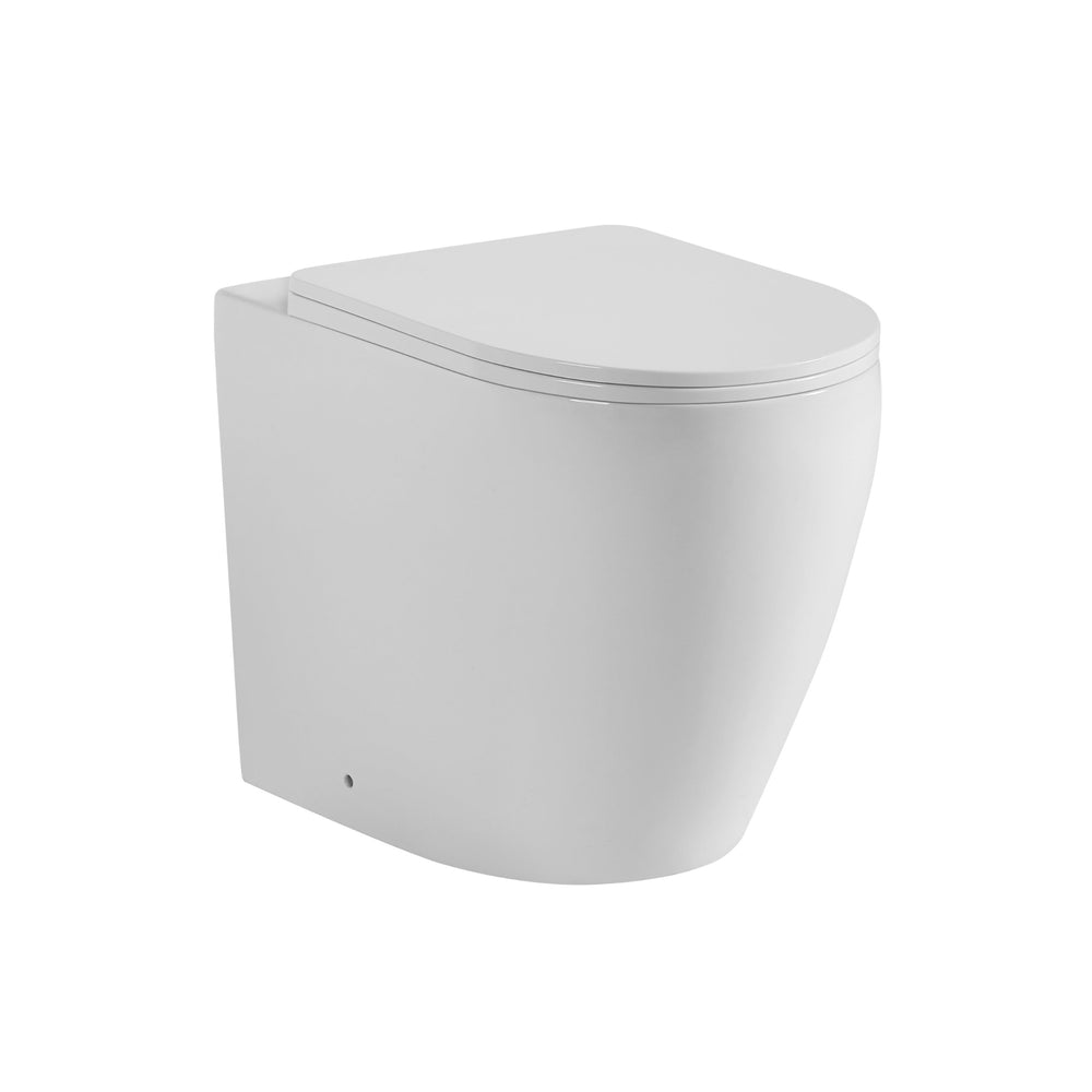 VITO SERENO RIMLESS WALL FACED TOILET PAN GLOSS WHITE