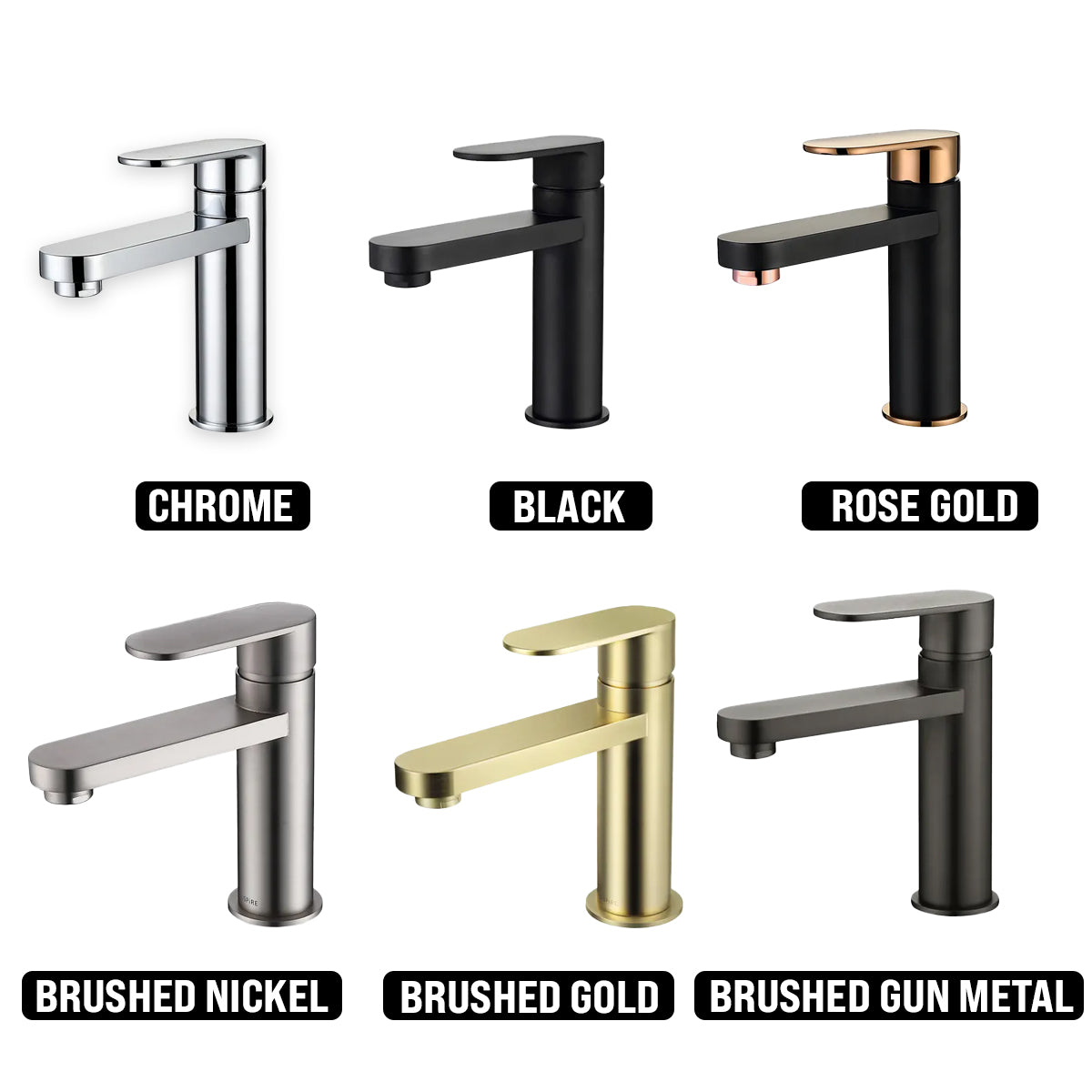 INSPIRE VETTO BASIN MIXER BRUSHED GOLD