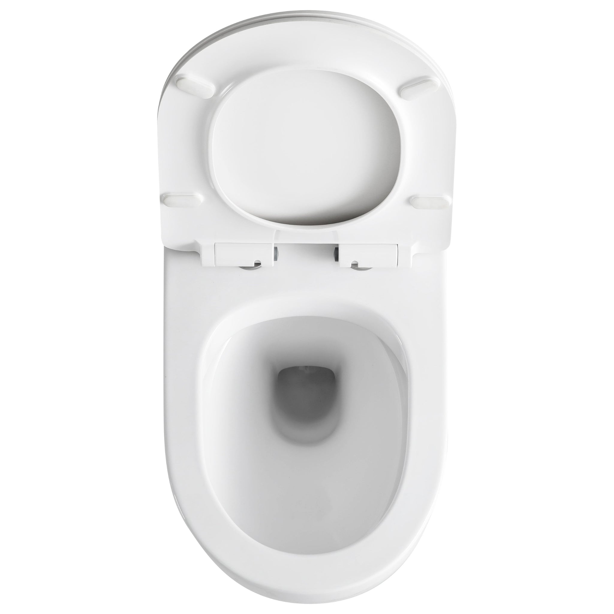 VITO AQUALIS RIMLESS WALL HUNG TOILET PAN GLOSS WHITE