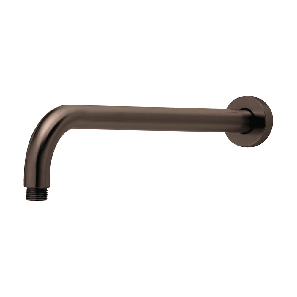 PHOENIX VIVID SHOWER ARM ROUND 400MM BRUSHED BRONZE