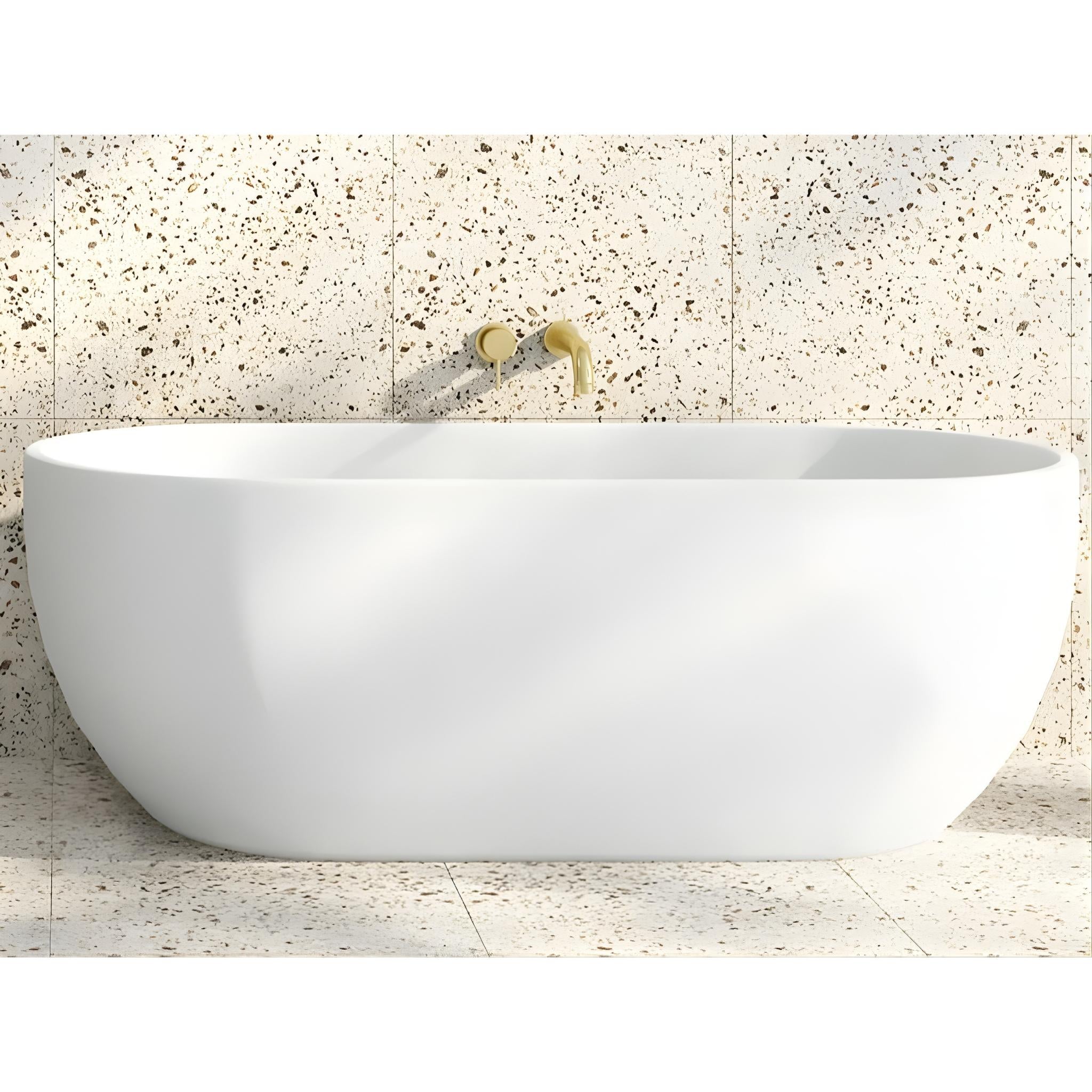 DECINA VALENTINA FREESTANDING BATH GLOSS WHITE (AVAILABLE IN 1500MM AND 1700MM)