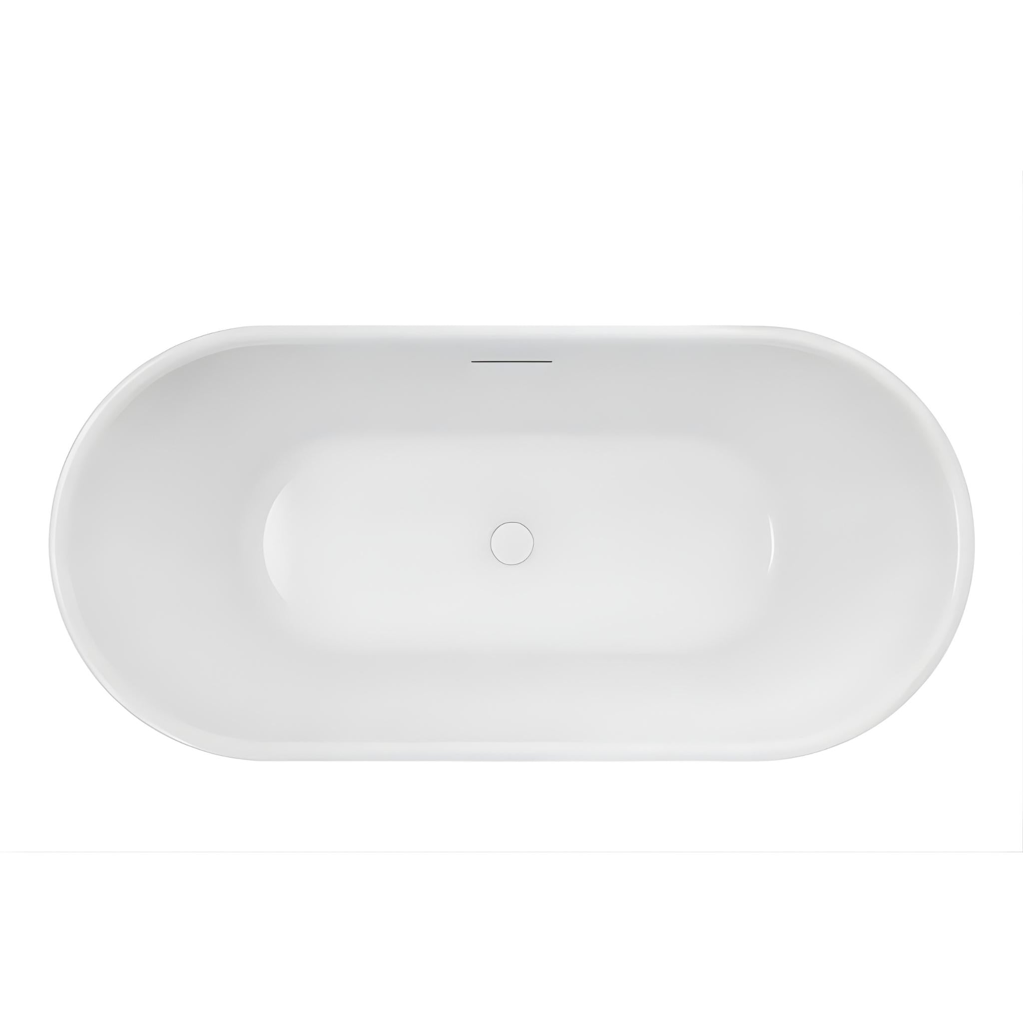 DECINA VALENTINA FREESTANDING BATH MATTE WHITE (AVAILABLE IN 1500MM AND 1700MM)