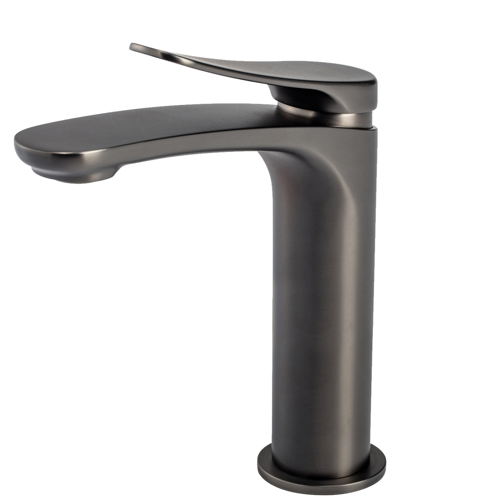 OLIVERI VERONA BASIN MIXER 194MM GUN METAL