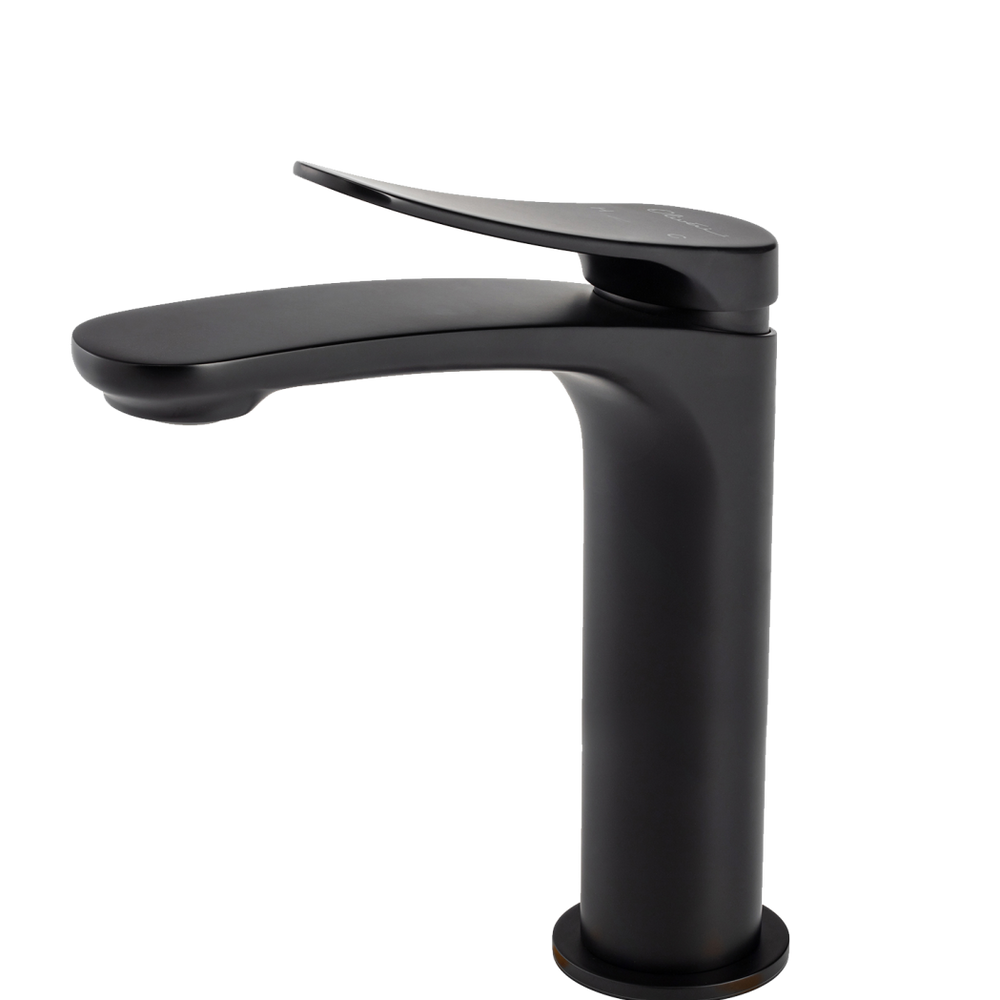 OLIVERI VERONA BASIN MIXER 194MM MATTE BLACK