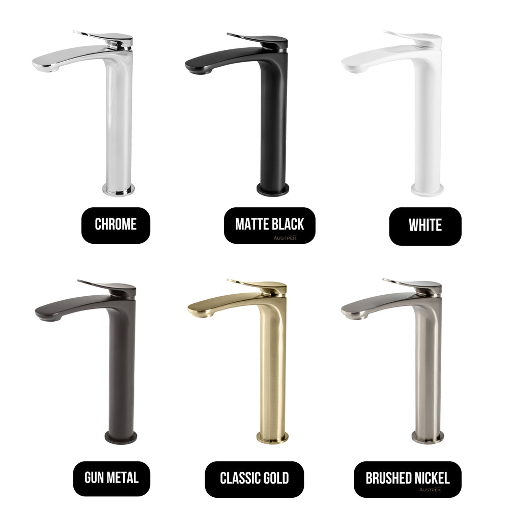 OLIVERI VERONA LEAD FREE TOWER BASIN MIXER 294MM CHROME