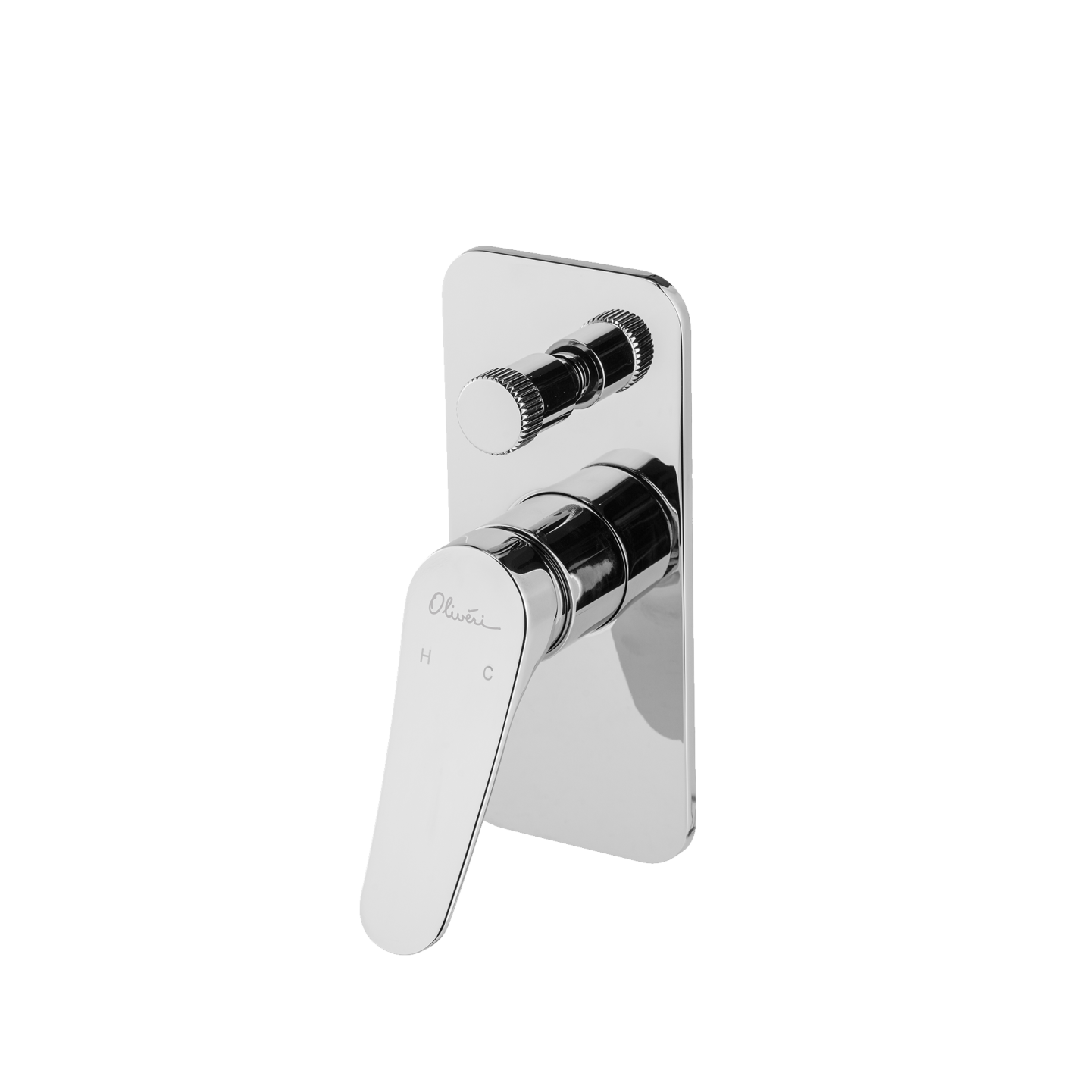 OLIVERI VERONA WALL MIXER WITH DIVERTER 180MM CHROME