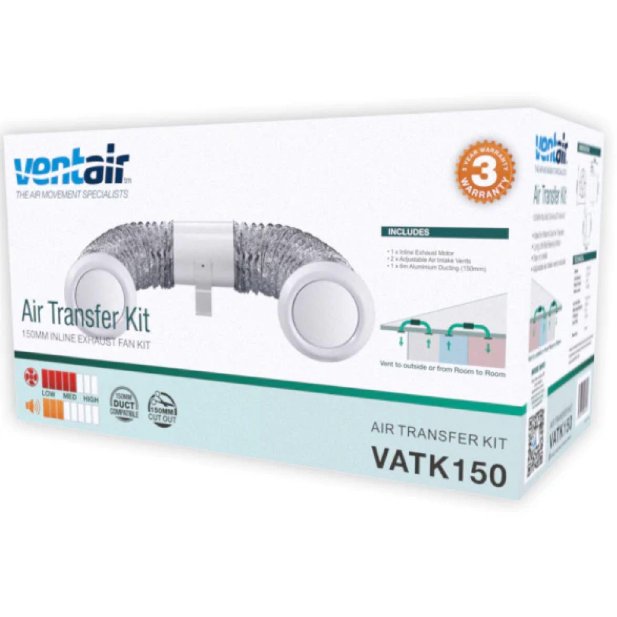 VENTAIR AIR TRANSFER KIT WHITE
