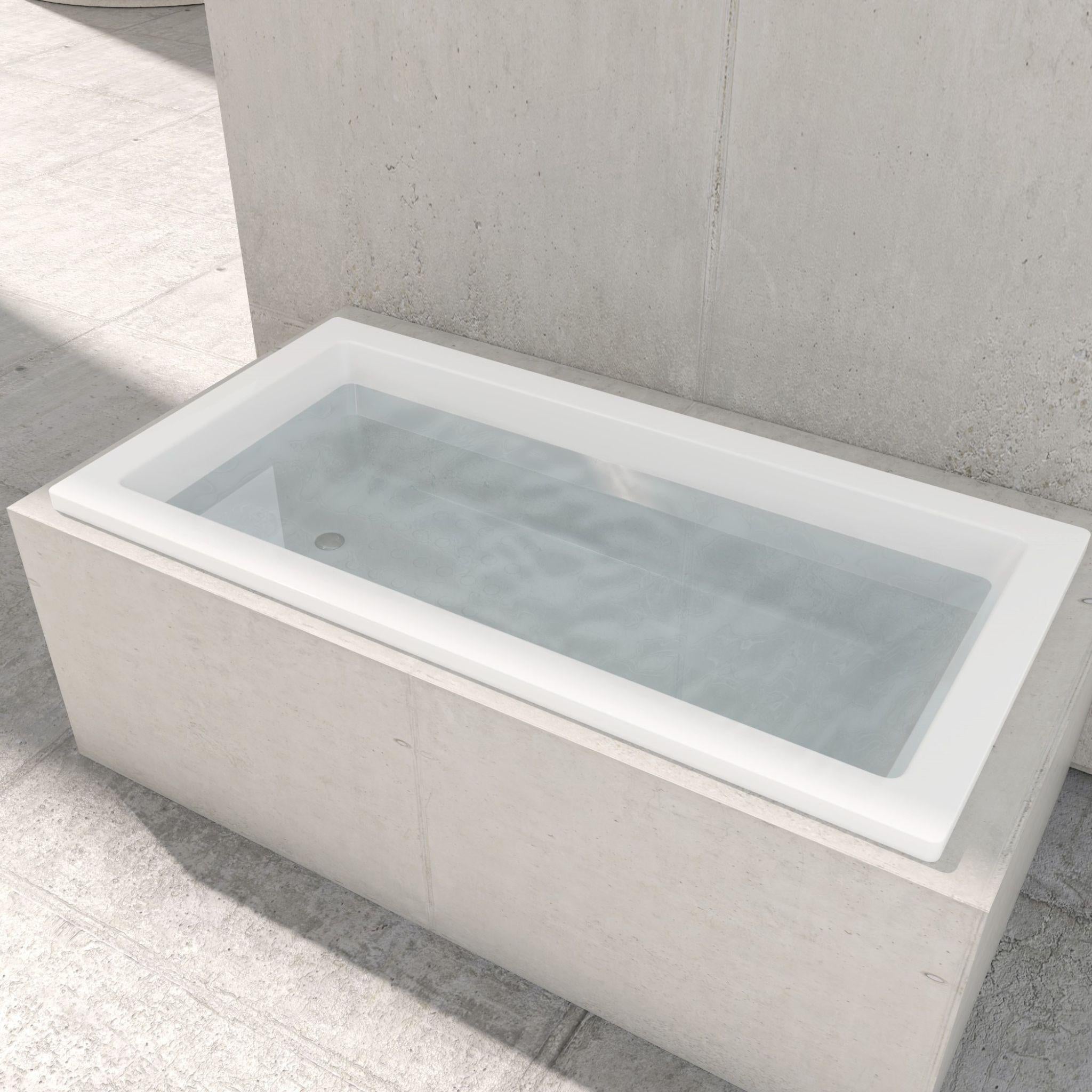 LUKKA VIVA ISLAND BATHTUB GLOSS WHITE 1675MM