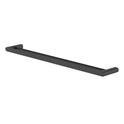 GARETH ASHTON VELA NON-HEATED DOUBLE TOWEL RAIL BLACK 760MM