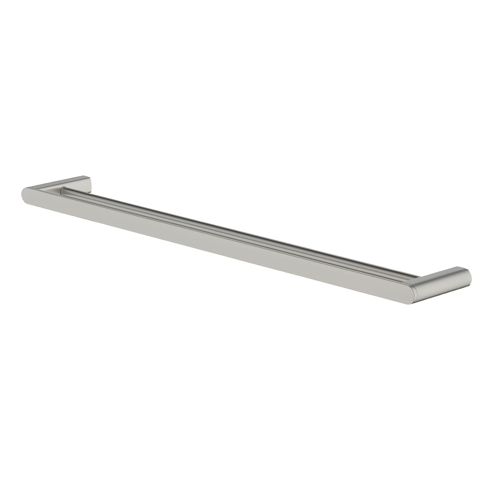 GARETH ASHTON VELA NON-HEATED DOUBLE TOWEL RAIL BRUSHED NICKEL 760MM