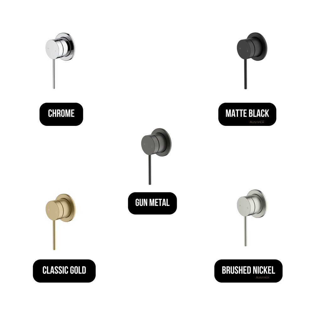 OLIVERI VENICE WALL MIXER 125MM BRUSHED NICKEL