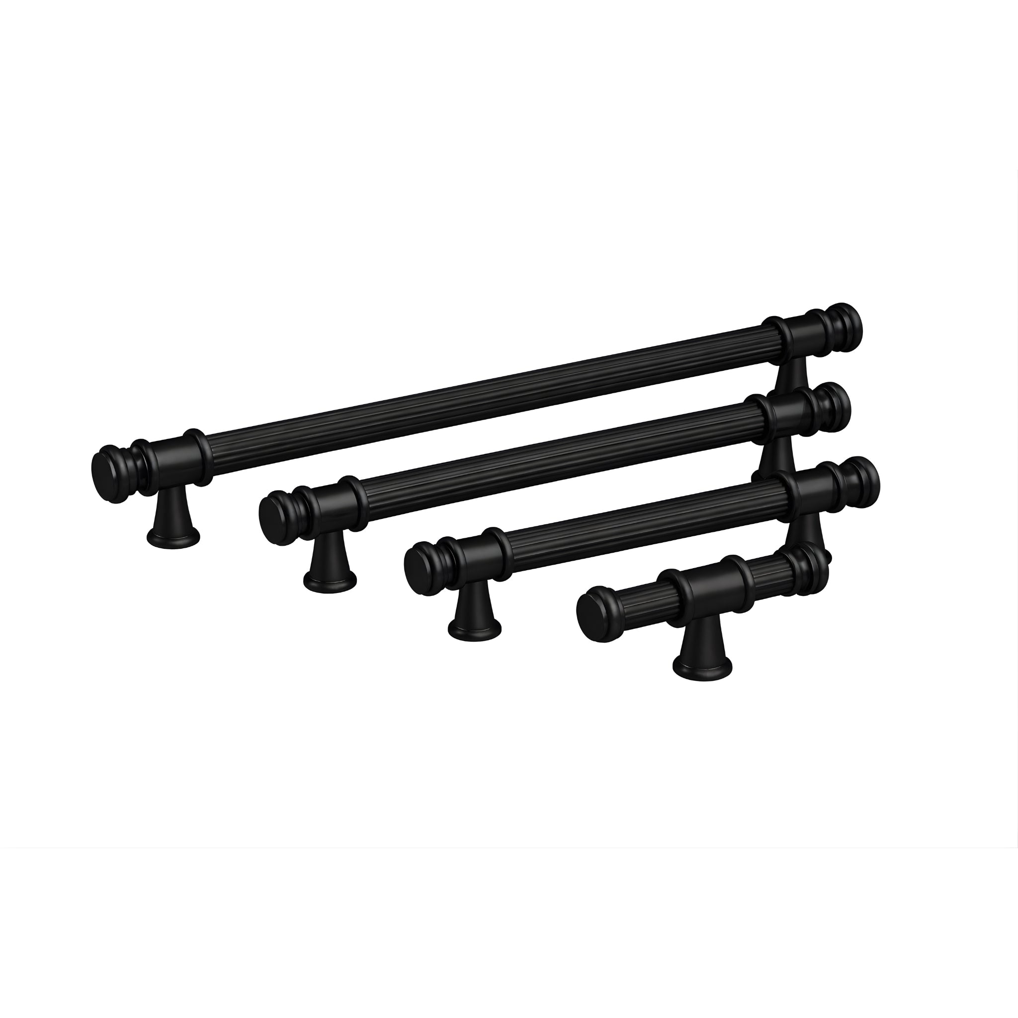 TURNER HASTINGS VERONA CABINET HANDLE MATTE BLACK (MULTIPLE SIZES AVAILABLE)