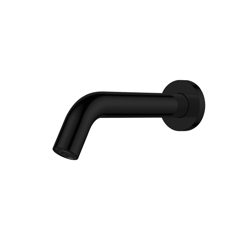 OLIVERI VENICE WALL MOUNTED SENSOR TAP 197MM MATTE BLACK