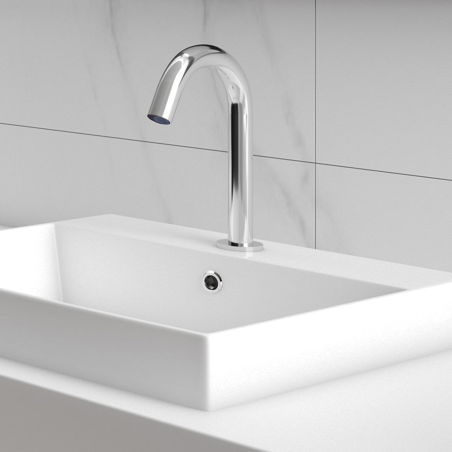 OLIVERI VENICE BASIN MOUNTED SENSOR TAP 205MM CHROME