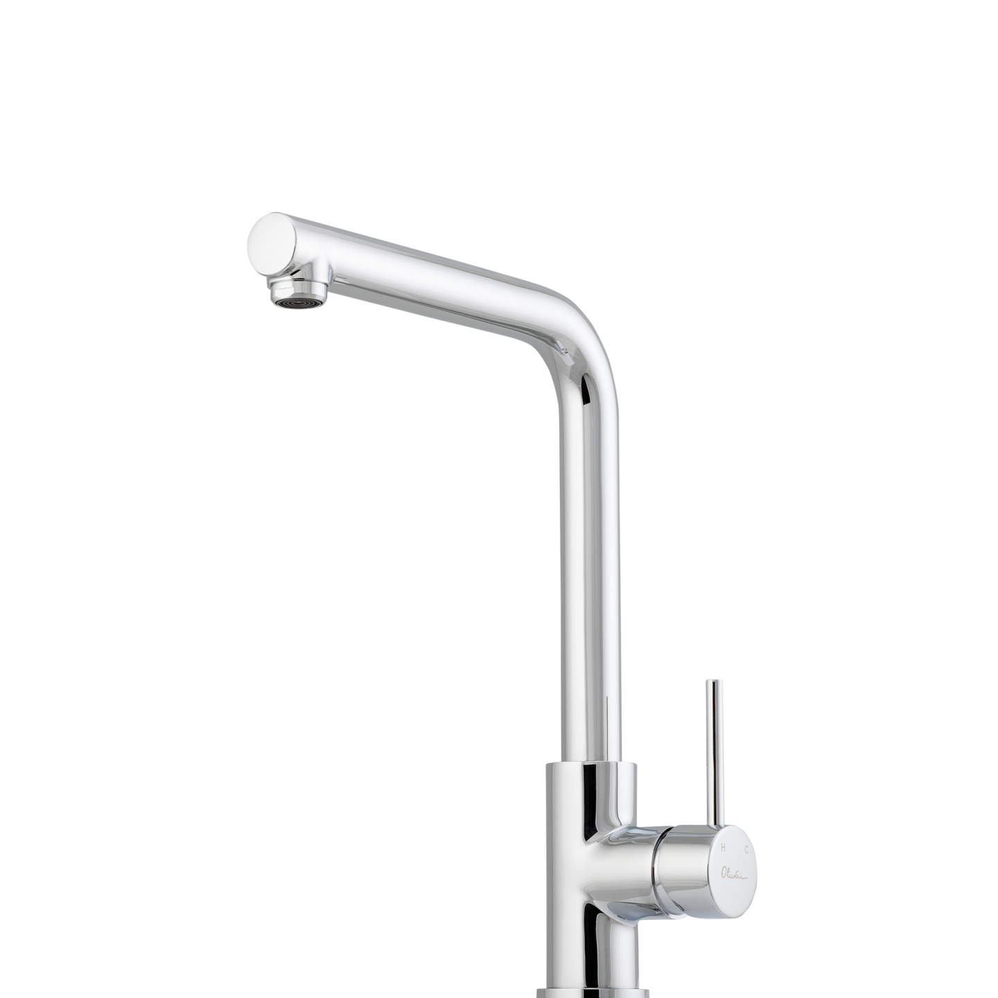 OLIVERI VENICE LEAD FREE RIGHT ANGLE KITCHEN MIXER 325MM CHROME