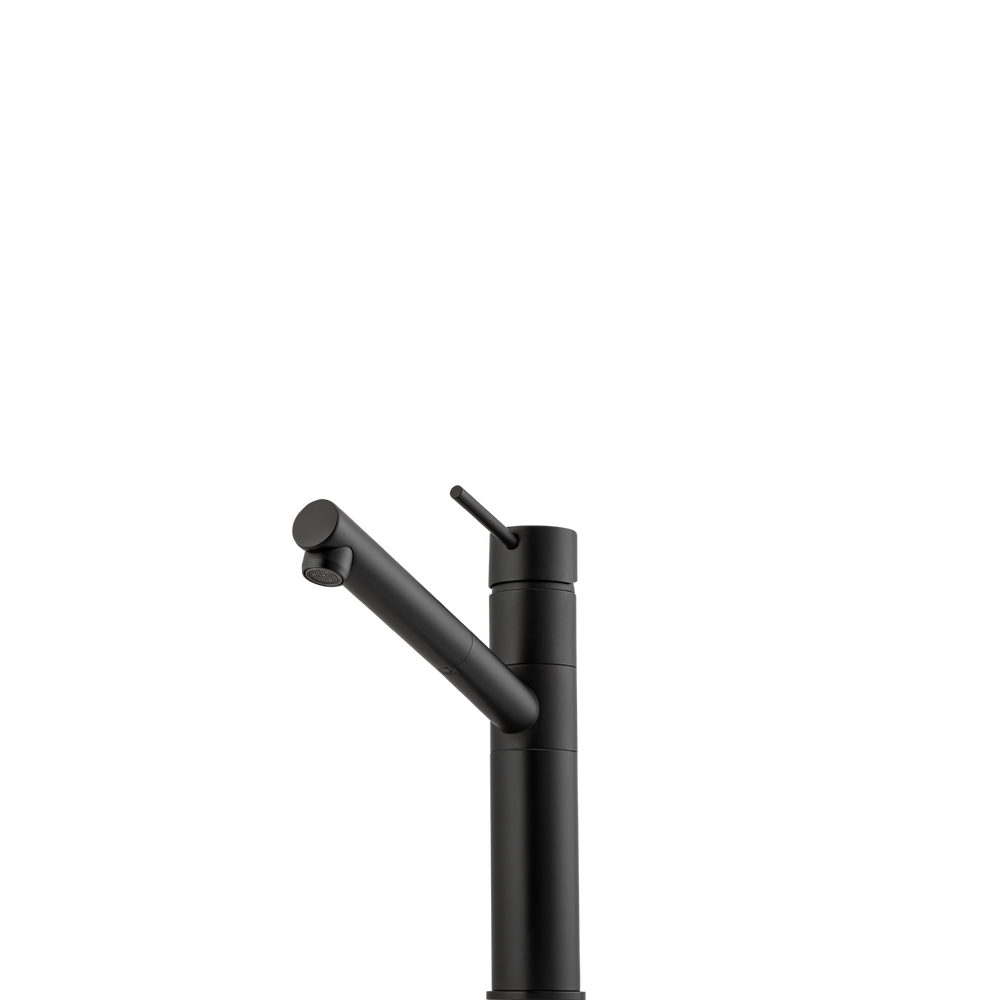 OLIVERI VENICE LEAD FREE PULL OUT SWIVEL KITCHEN MIXER 280MM MATTE BLACK